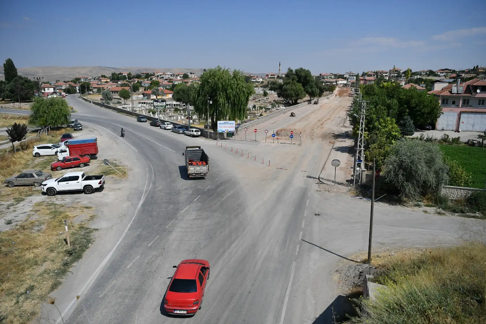 Kayseri'de kullanım ömrünü tamamlayan Buğdaylı-Kızık yolu sıfırdan yapılıyor