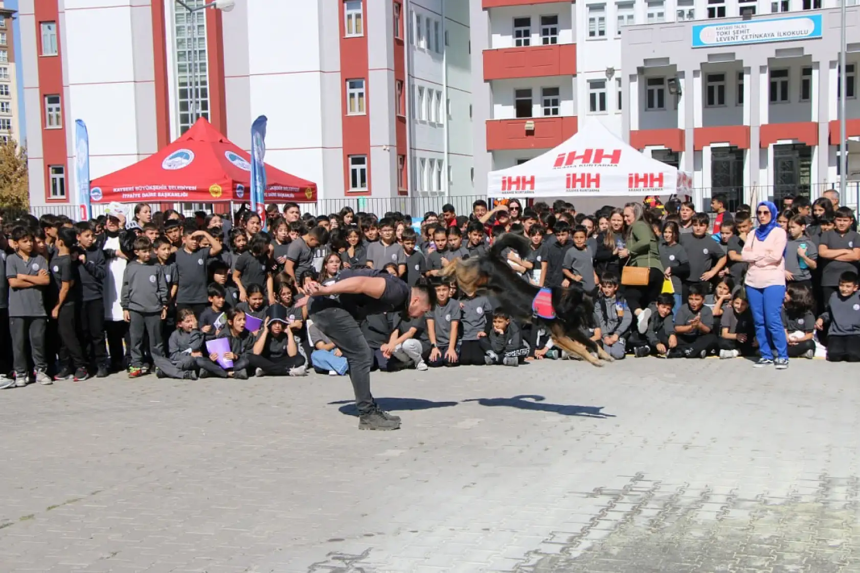 Kayseri'de gerçeğe yakın tatbikat!