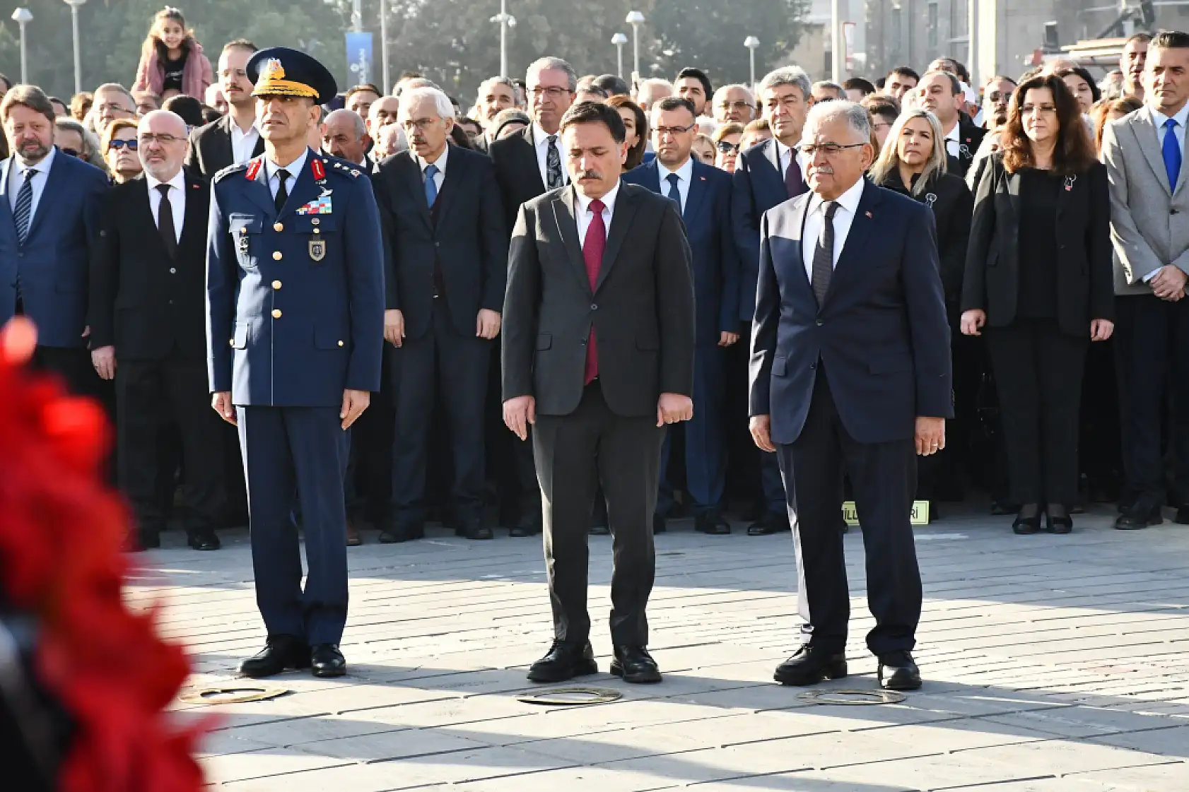Kayseri'de Mustafa Kemal Atatürk saygıyla anıldı!