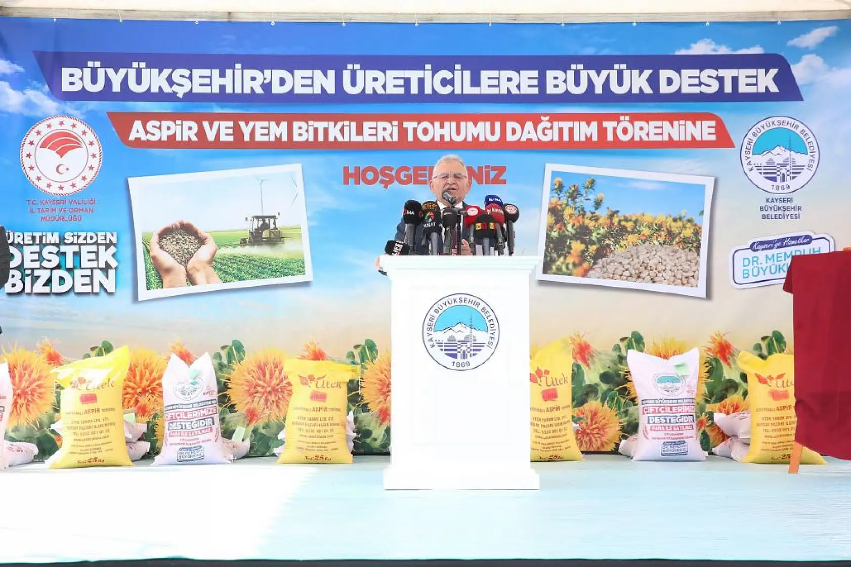  Büyükşehir'den tarıma 34,5 milyon TL'lik tohum desteği