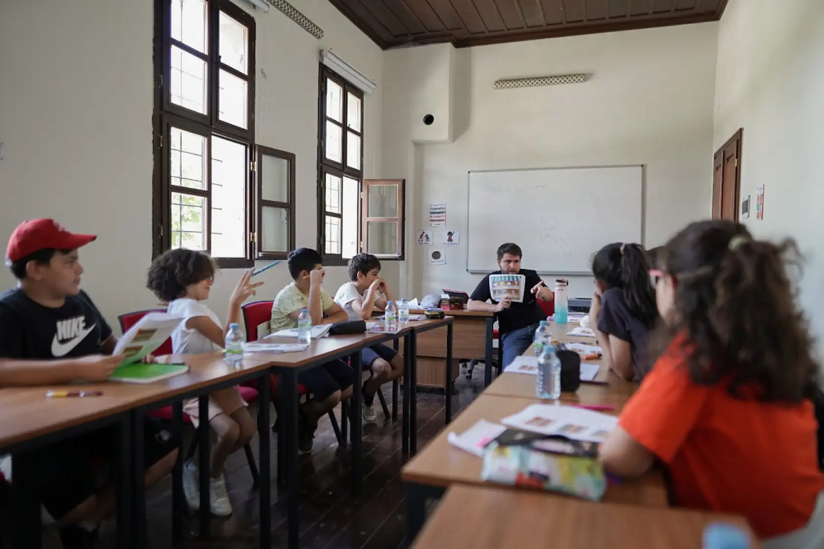 Melikgazi'de yaz dönemi boyunca süren İngilizce kursu sona erdi!