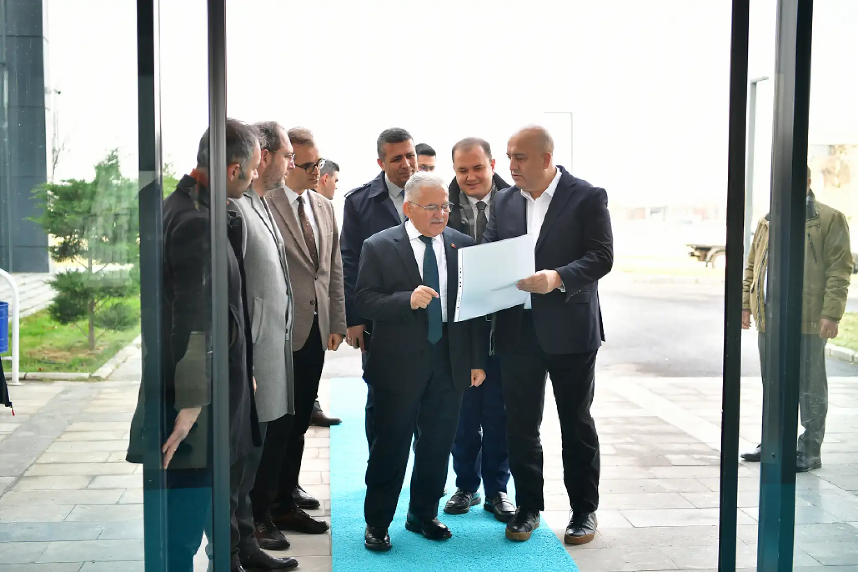 Kayseri'de umut olacak tesiste Başkan Büyükkılıç incelemelerde bulundu