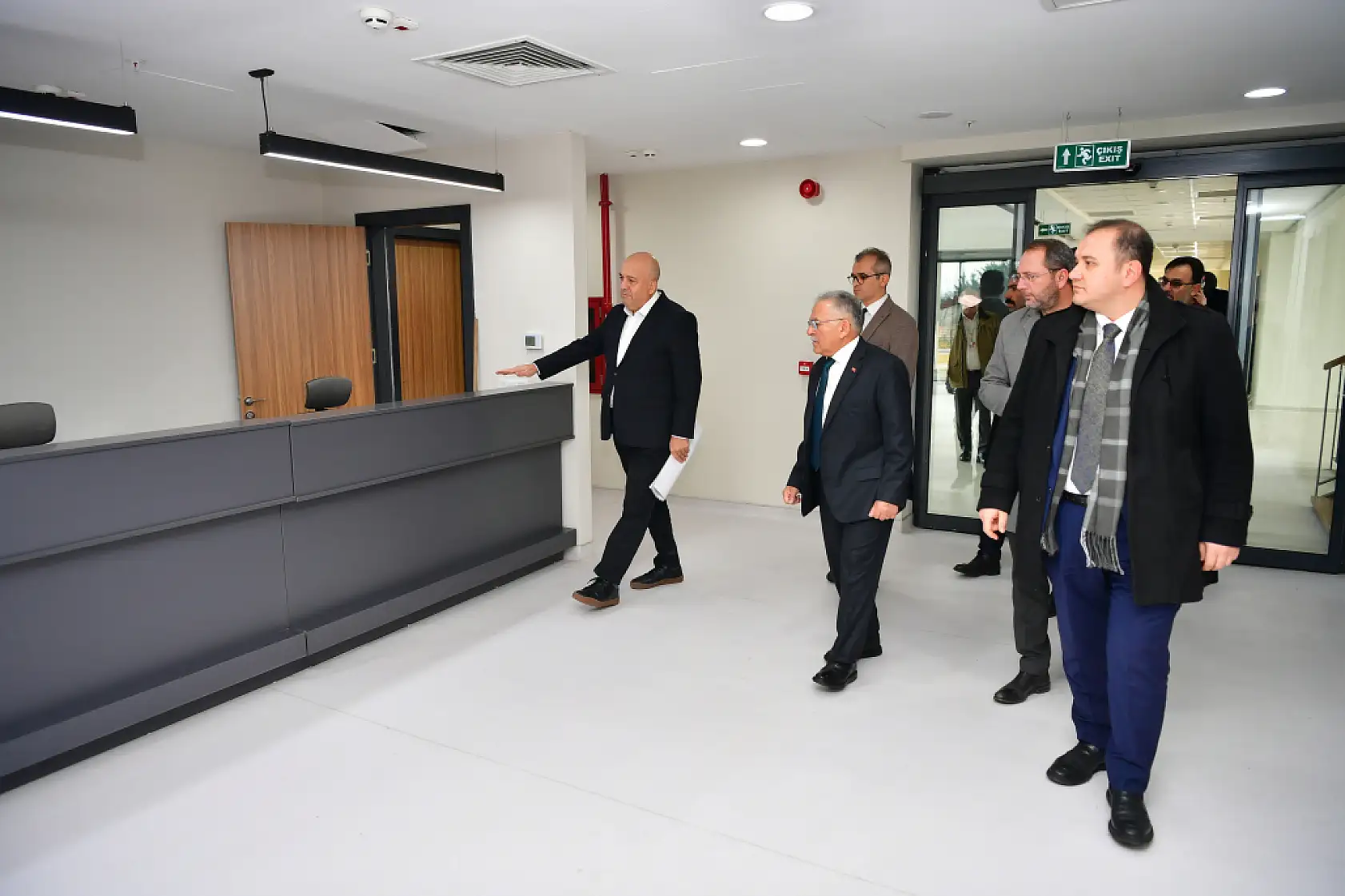 Kayseri'de umut olacak tesiste Başkan Büyükkılıç incelemelerde bulundu