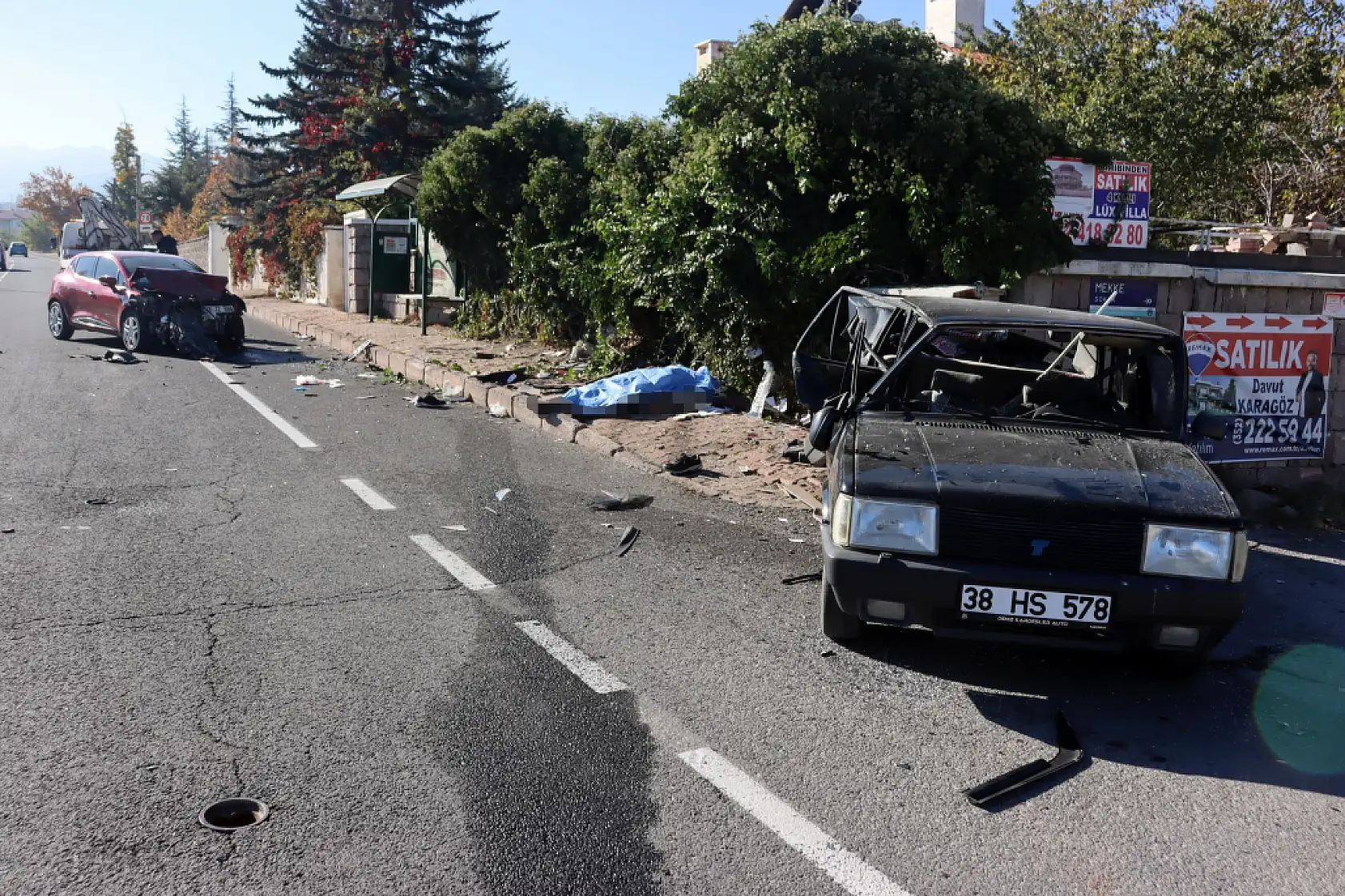Kayseri'de feci kaza: 1 ölü, 3 yaralı!