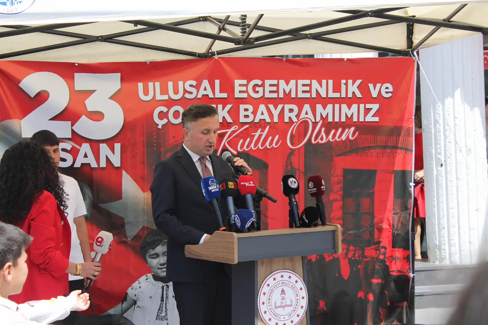 Kayseri'de 23 Nisan'a özel unutulmaz kareler...