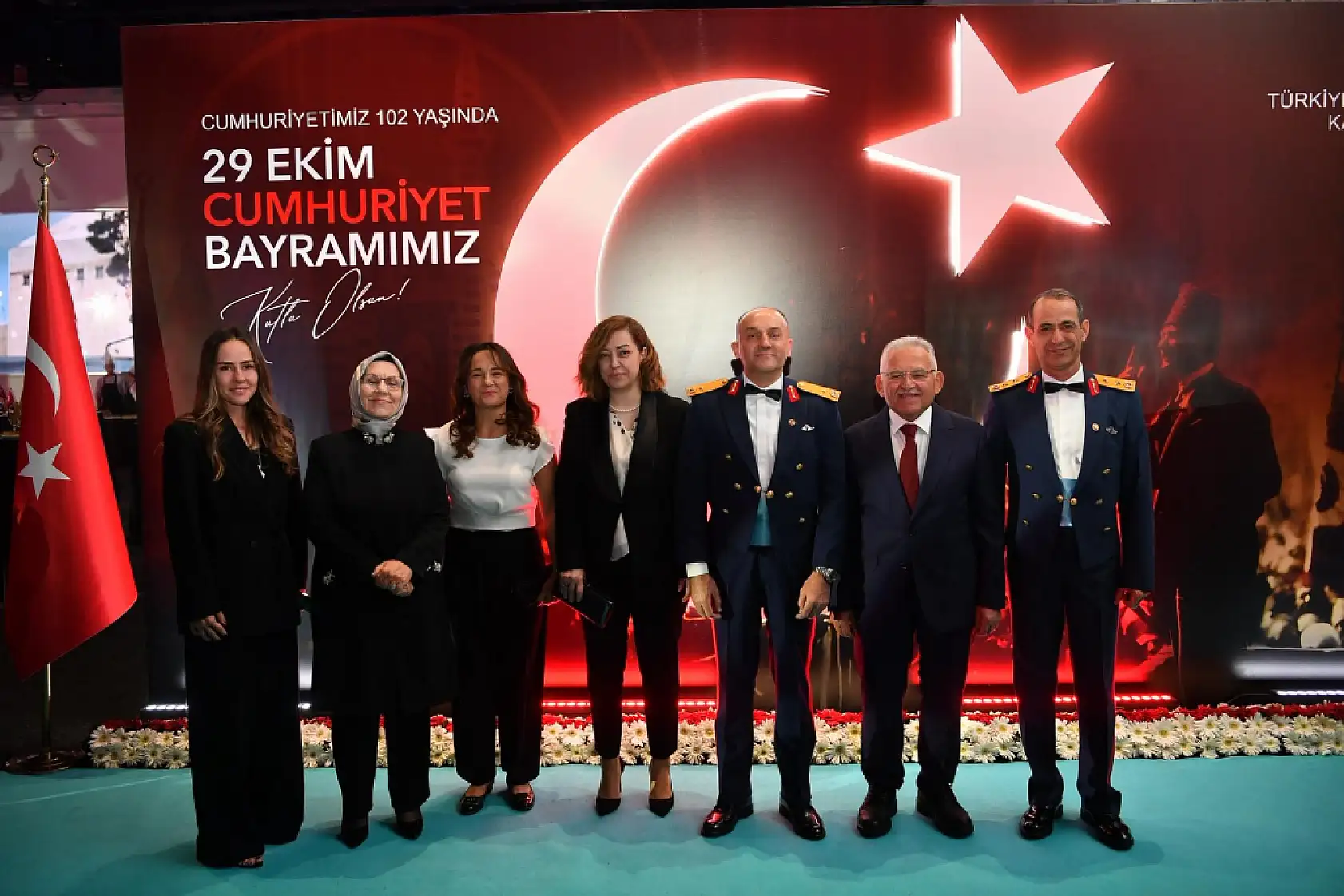 Kayseri'de Cumhuriyet coşkusu: Başkan Büyükkılıç resepsiyonda!