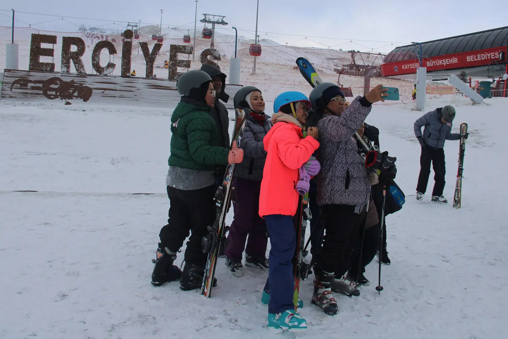 Kayakseverler Müjde! - Erciyes'te Sezon Başladı