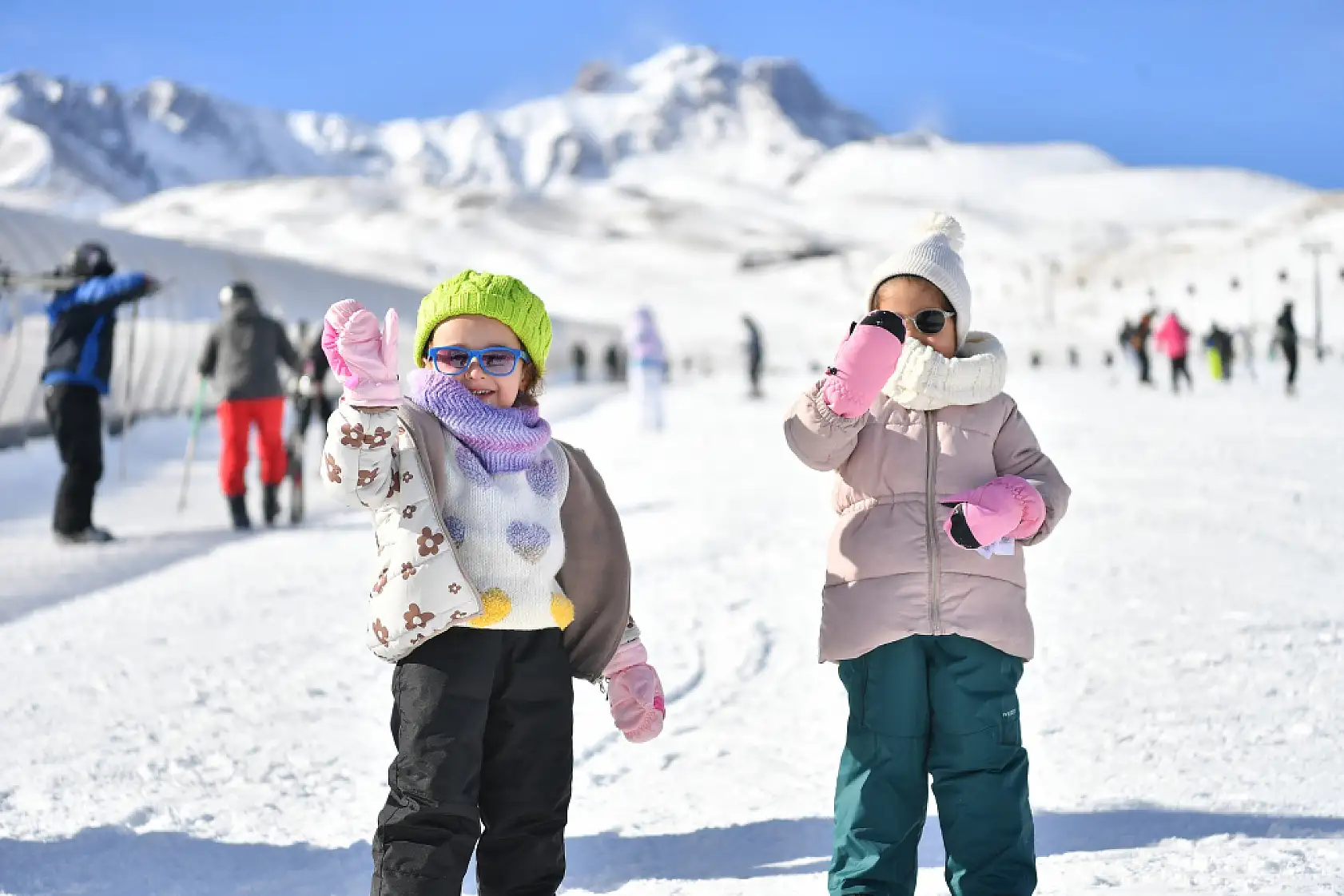 70 Bin kişinin akın ettiği Erciyes'ten renkli kareler!