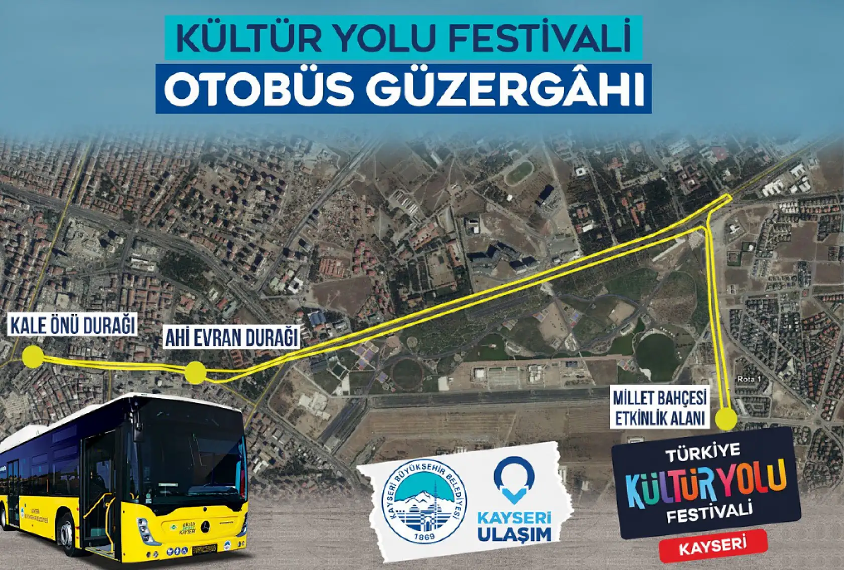 Kayseri'de toplu ulaşıma festivale özel düzenleme: İşte hareket saatleri ve güzergahları!