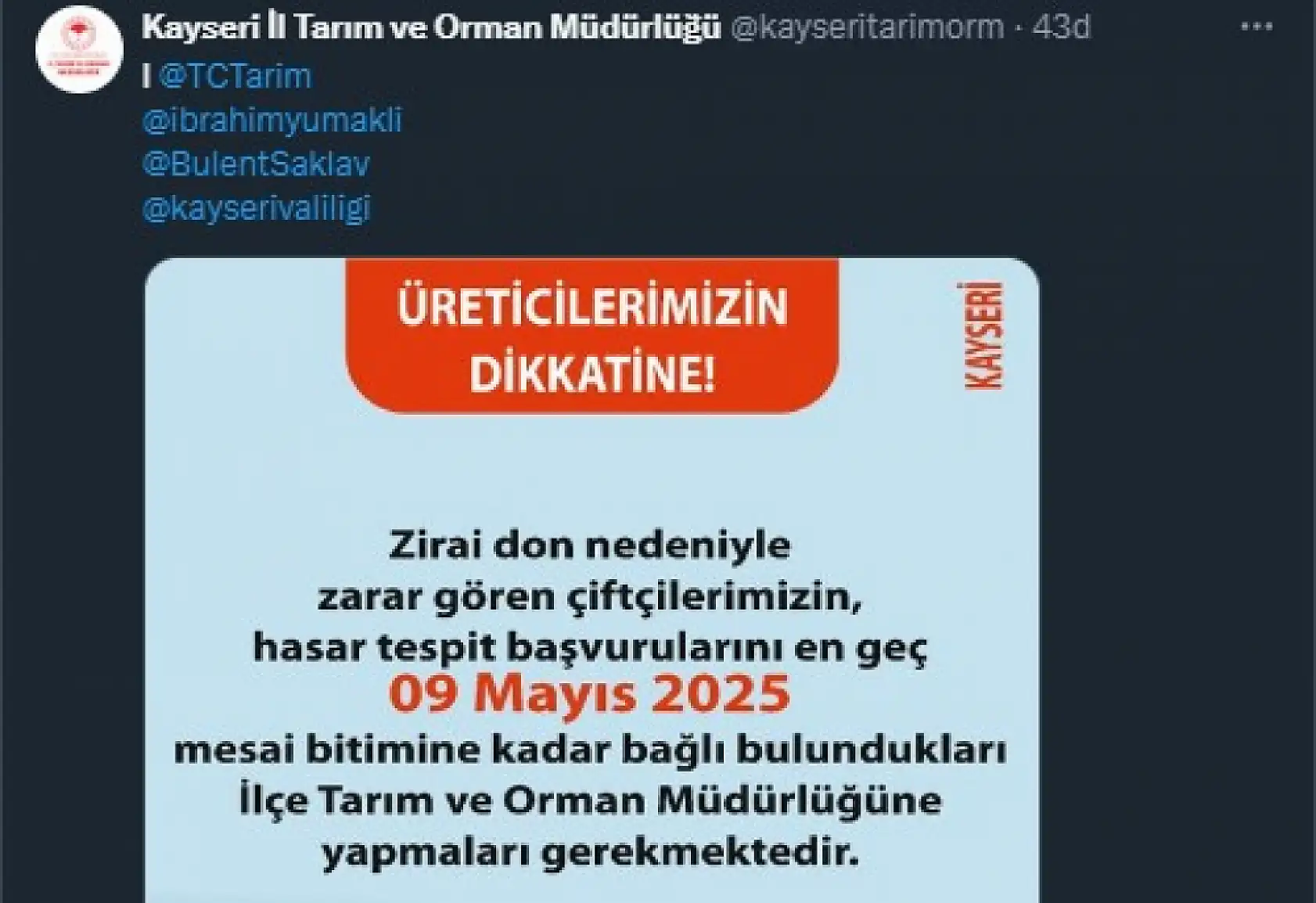 Gökmen Çiçek, Memduh Büyükkılıç, Hulusi Akar... - İşte Kayseri sosyal medya paylaşımları!