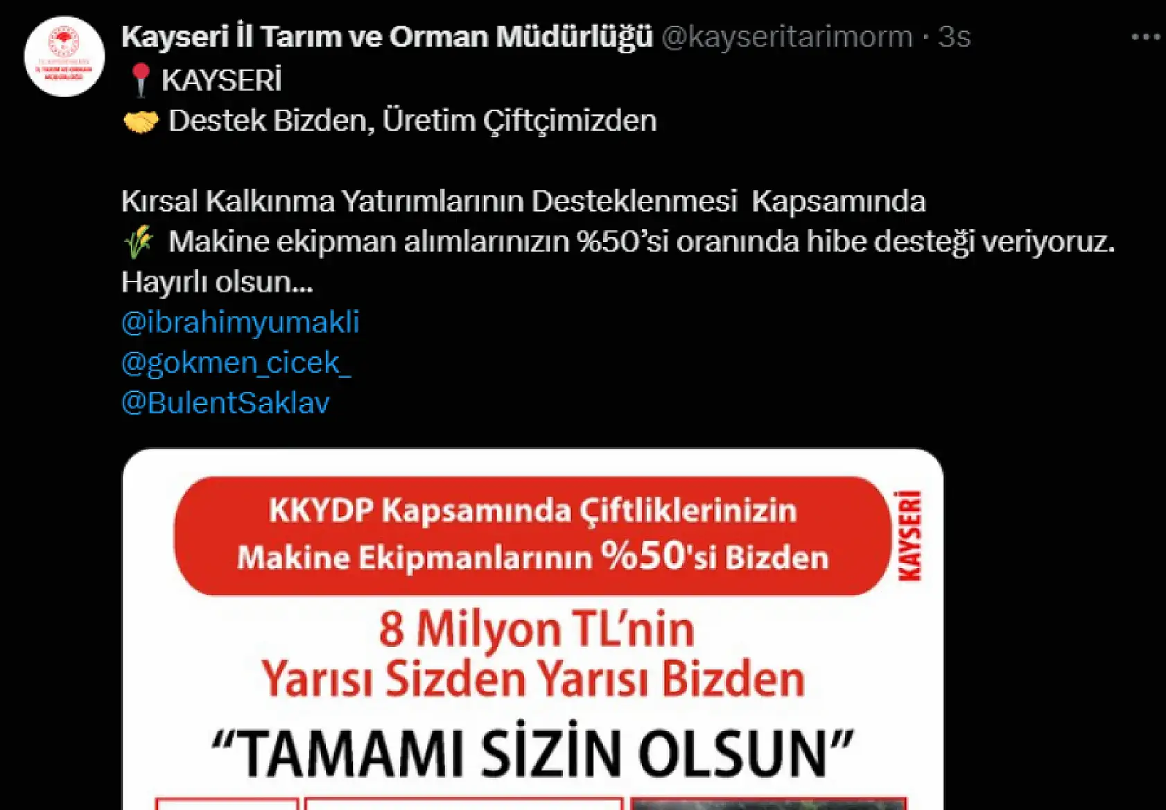 Kayseri bugün sosyal medyada ne konuştu?