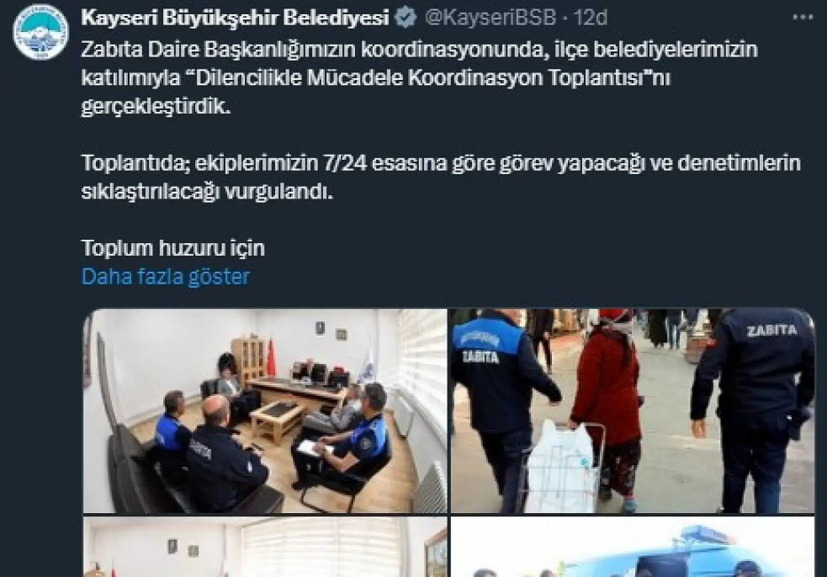 Kayseri sosyal medyadan kısa kısa!