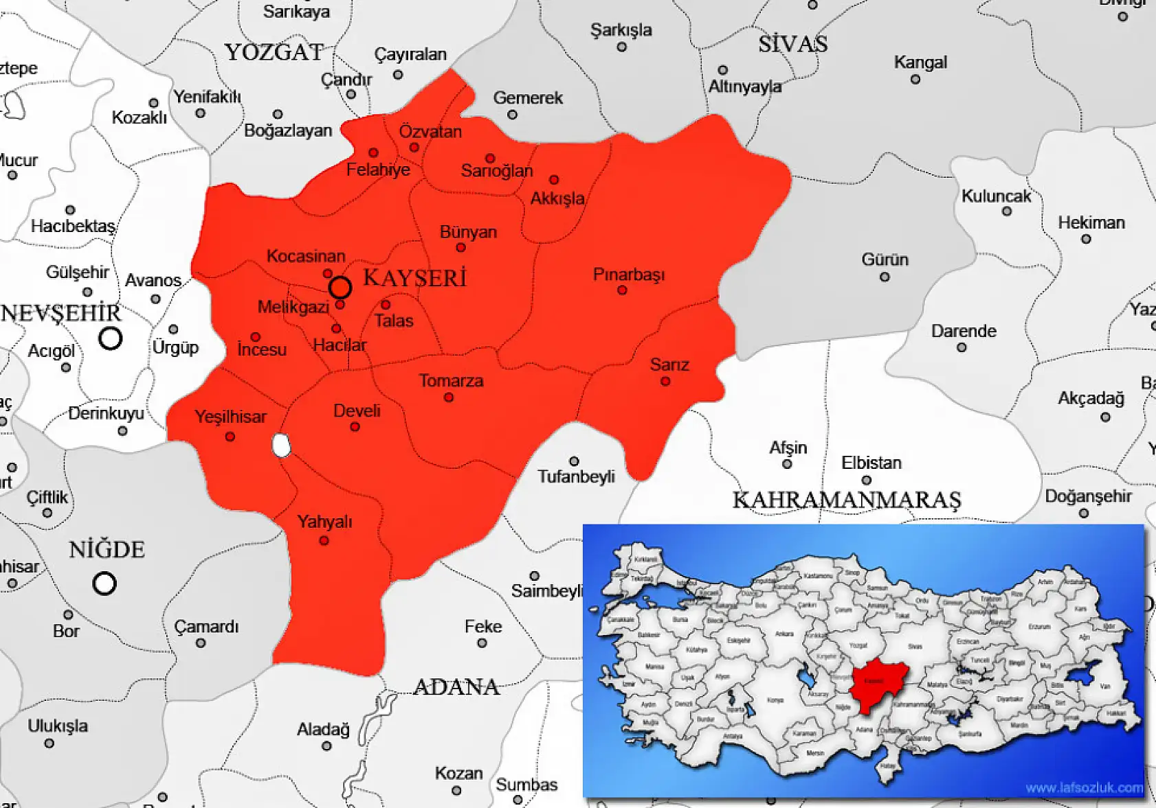 Kayseri'de yazın bu ilçelerin kasaları dövizle doluyor: İşte Kayseri'nin gurbetçi cenneti ilçeleri!