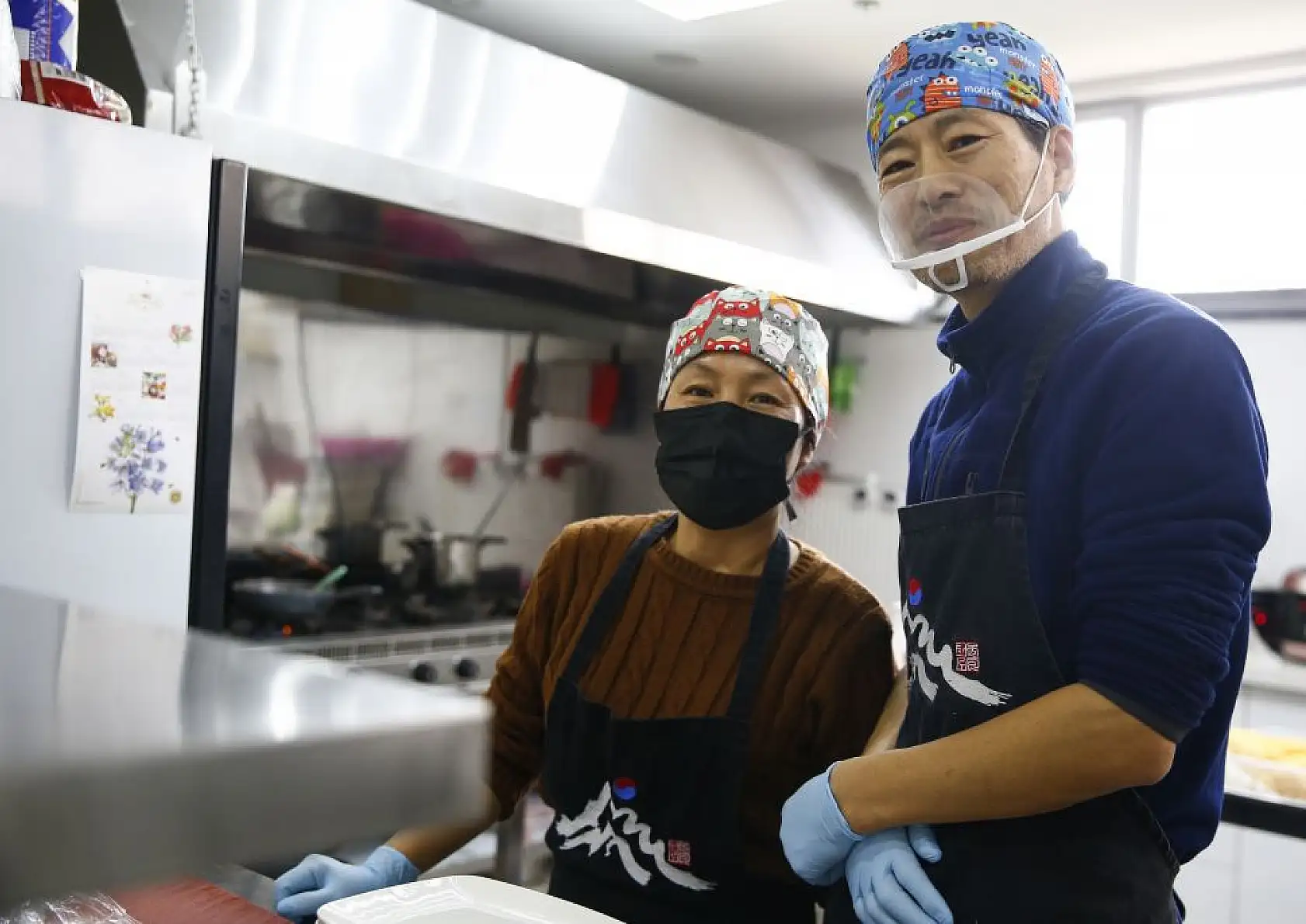 Güney Koreli çift Kayseri'de restoran açtı