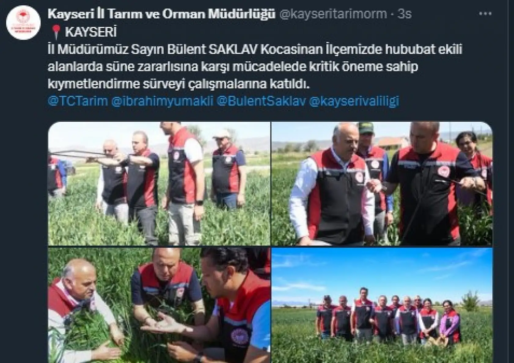 Kayseri sosyal medyadan kısa kısa