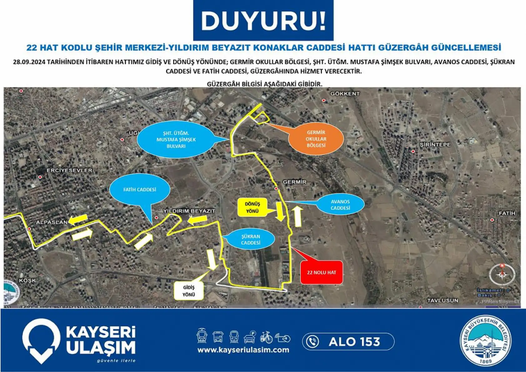 Kayserililer bildiğiniz her şeyi unutun – Ulaşım sil baştan!