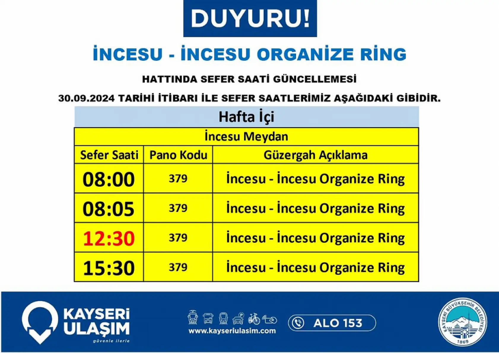Kayserililer bildiğiniz her şeyi unutun – Ulaşım sil baştan!
