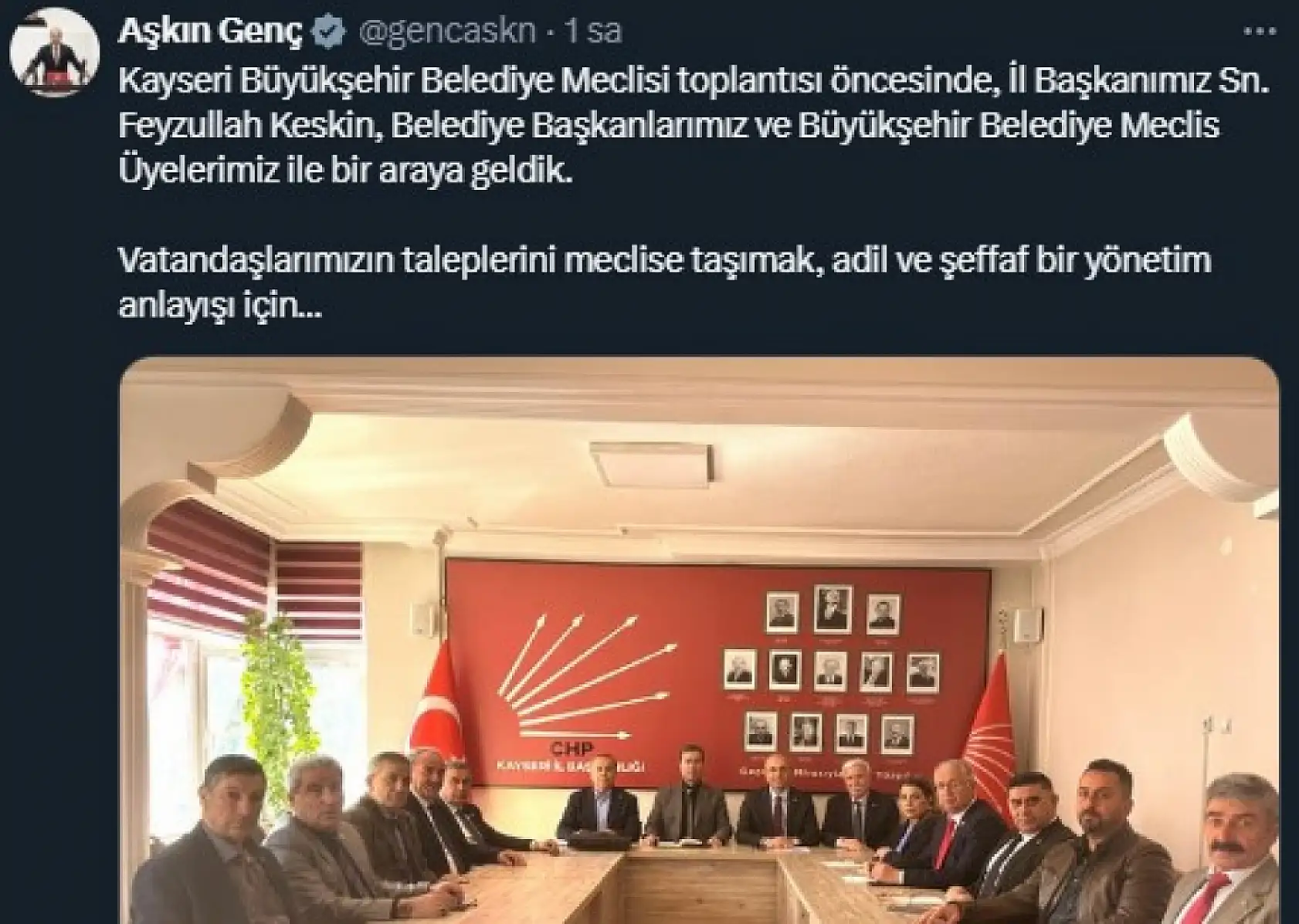 Kayseri sosyal medyadan kısa kısa...