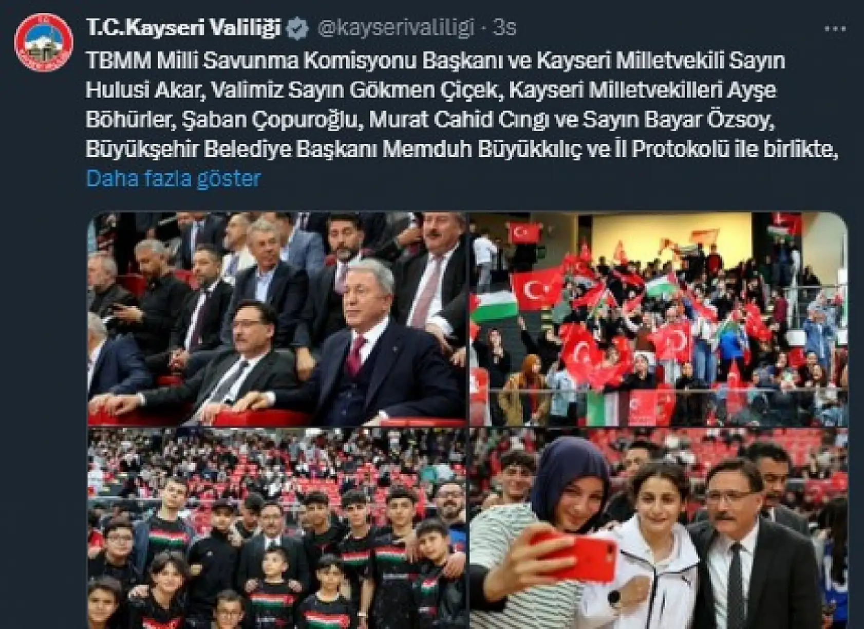 Kayseri sosyal medyadan kısa kısa! - Valilik, Büyükşehir, Milletvekilleri, Kooperatif, Kayserispor...