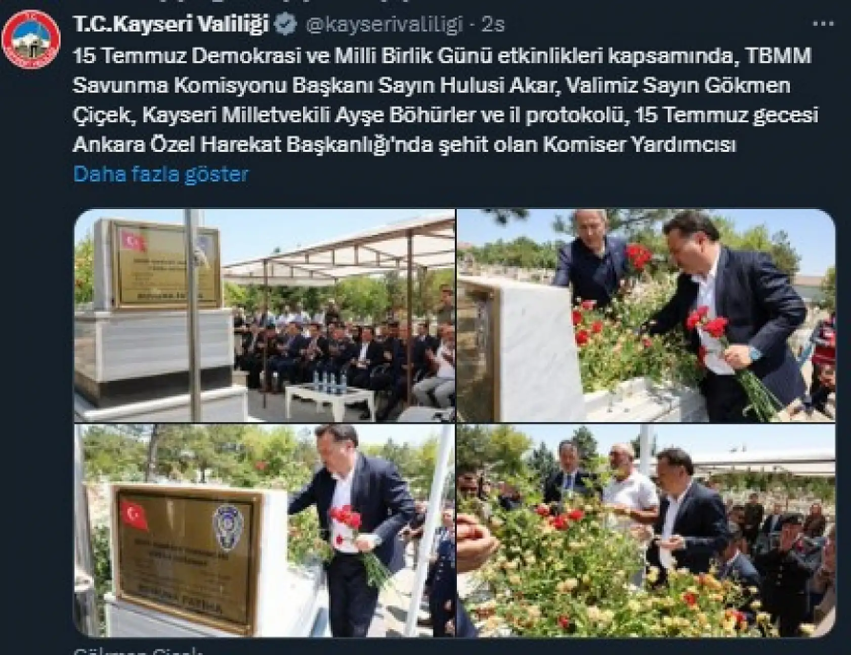 Kayseri'de sosyal medya hesaplarında ne paylaşıldı?