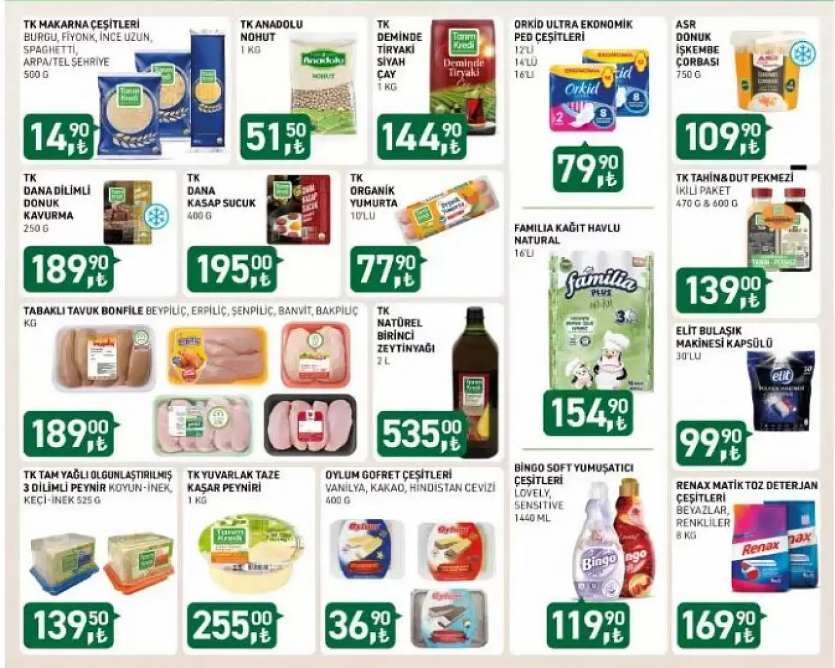 Tarım Kredi Kooperatif Market'te büyük indirim başladı!