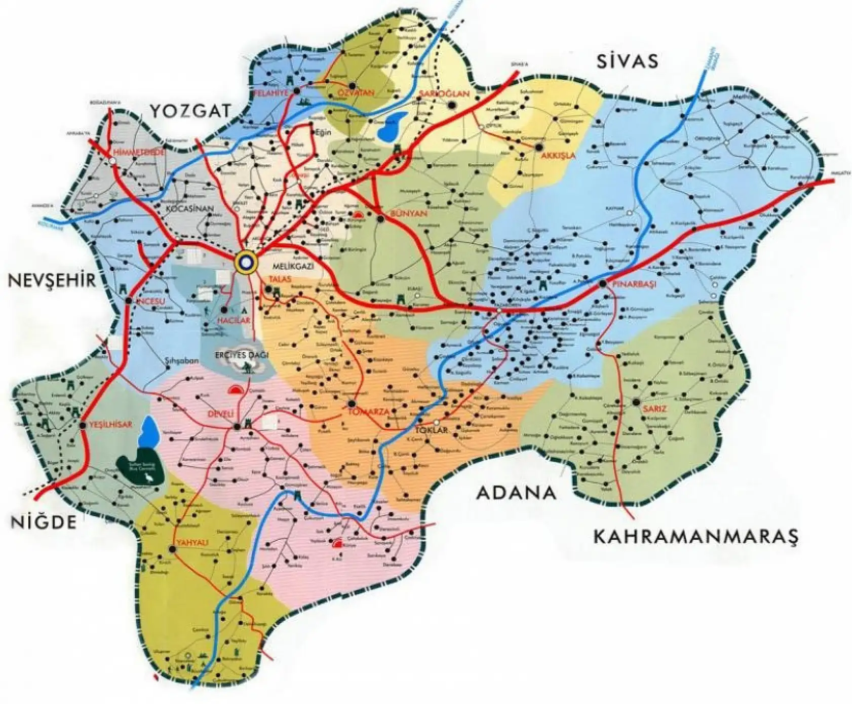 Kayseri'nin 2 ilçesi Kayseri'den ayrılacak mı? İl sınırları her an değişebilir!