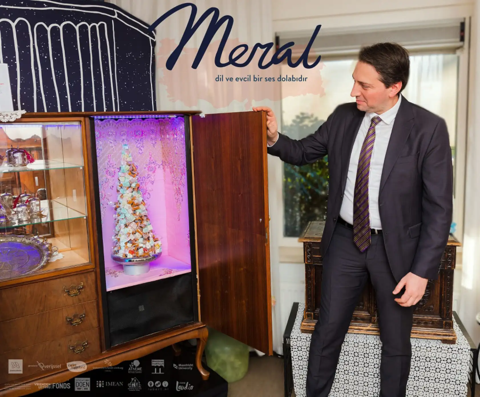 Kayseri'nin kültürü Hollanda'da bir ses dolabına sığdı - İşte Meral Teyze ses dolabı...