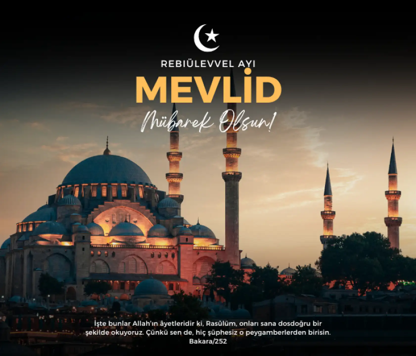 En Güzel Resimli Mevlid Kandili Mesajları!