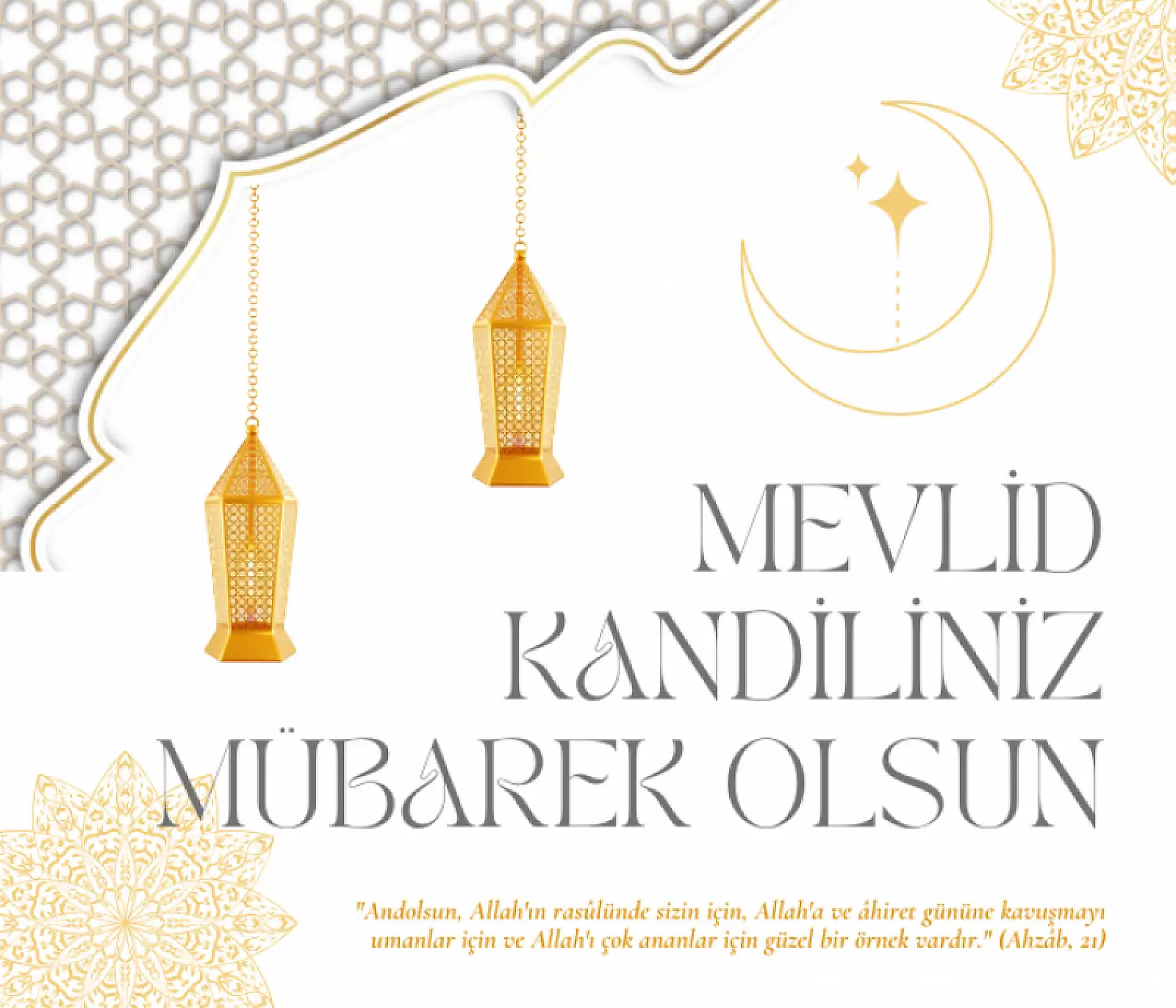 En Güzel Resimli Mevlid Kandili Mesajları!