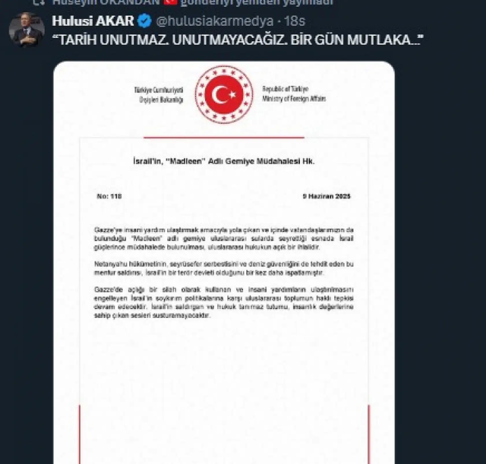 Kayseri'de sosyal medyada neler paylaşıldı?