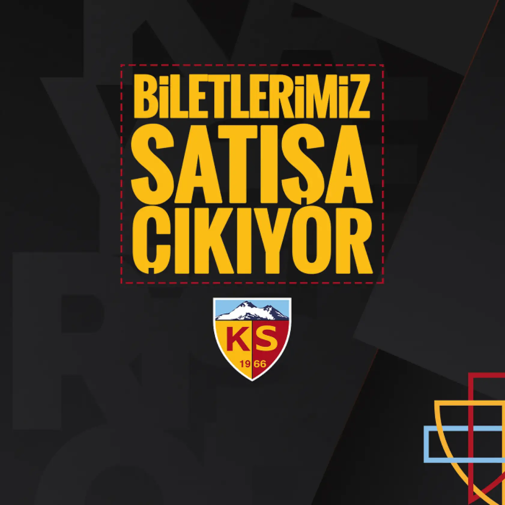 Kayserispor taraftarı akın edecek!