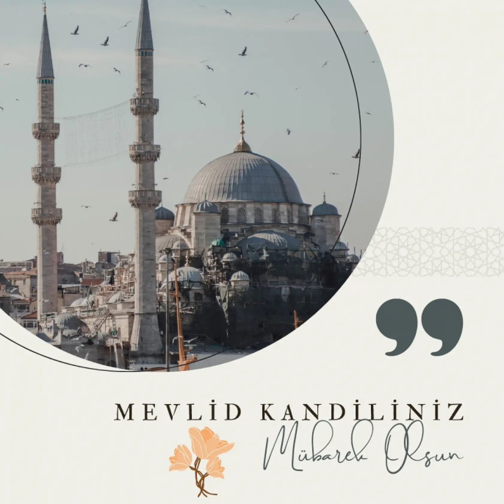 En Güzel Resimli Mevlid Kandili Mesajları!