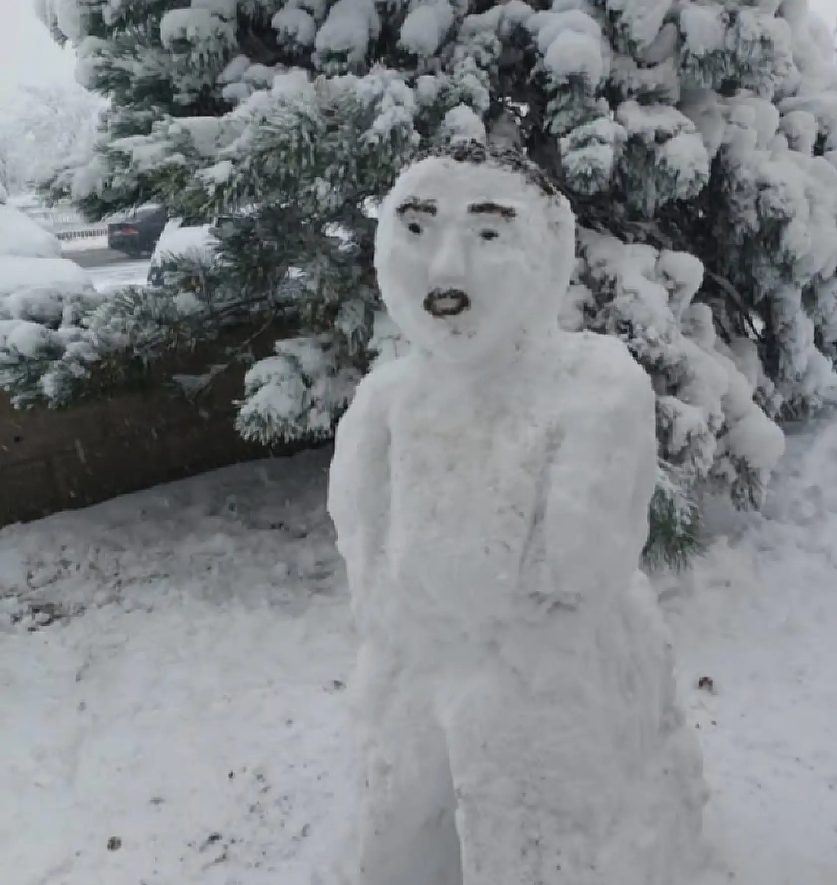 Kayserililerin objektifinden yaratıcılıklarını yansıtan kar manzaraları!