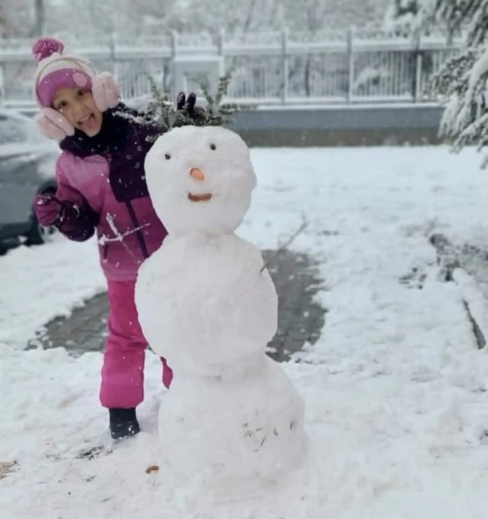 Kayserililerin objektifinden yaratıcılıklarını yansıtan kar manzaraları!