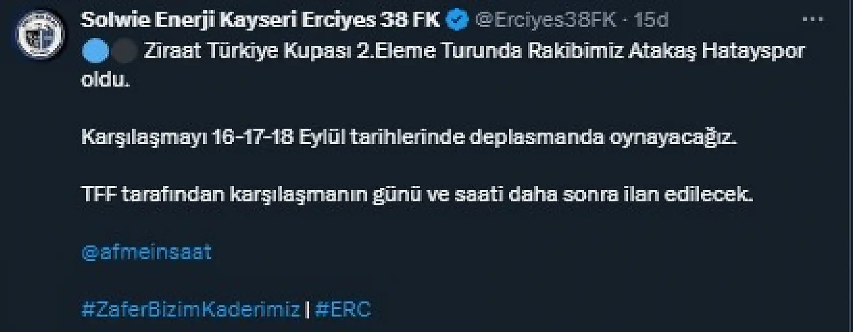 Kayseri sosyal medya hesaplarında neler paylaşıldı: İşte 8 Eylül'e dair öne çıkanlar