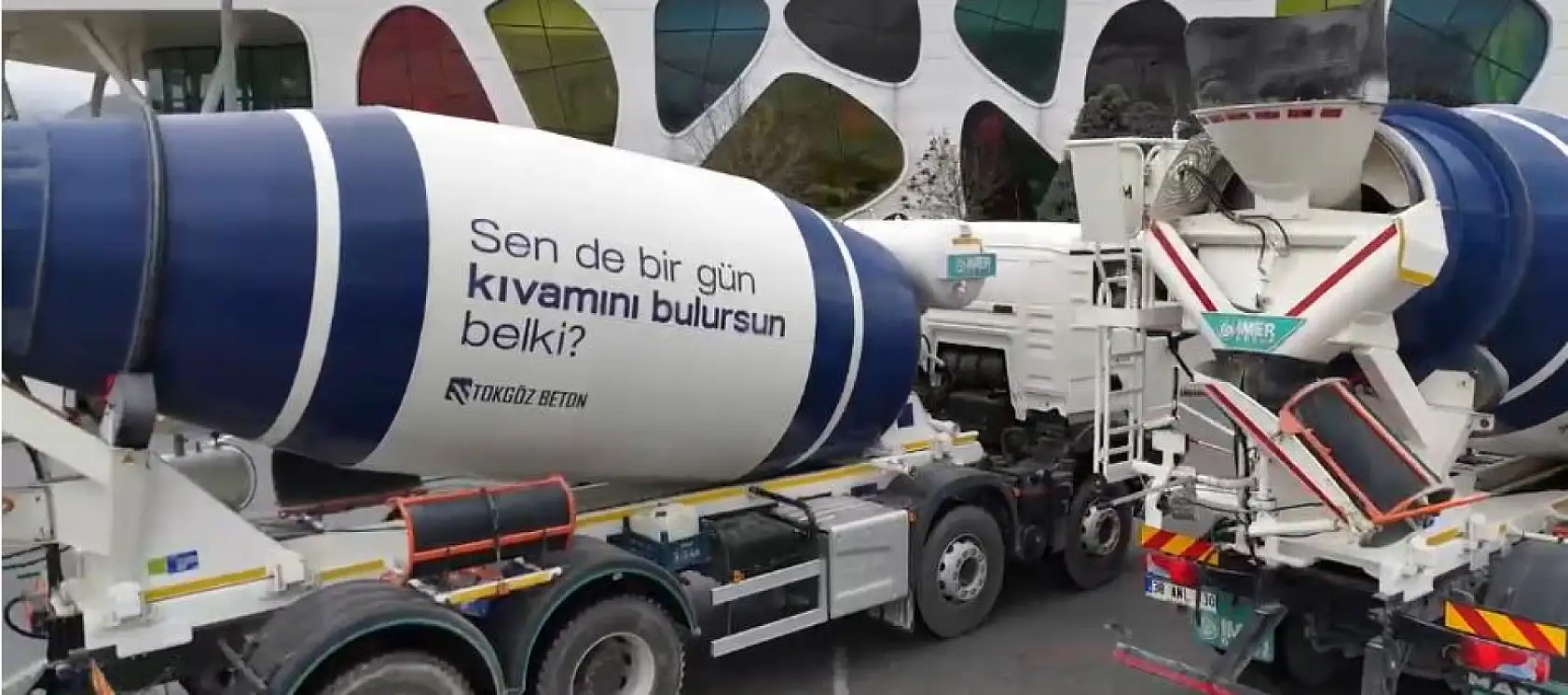 Kayseri sokaklarında gülümseten mesajlar: Mikserler konuşuyor, şehir kendini buluyor!