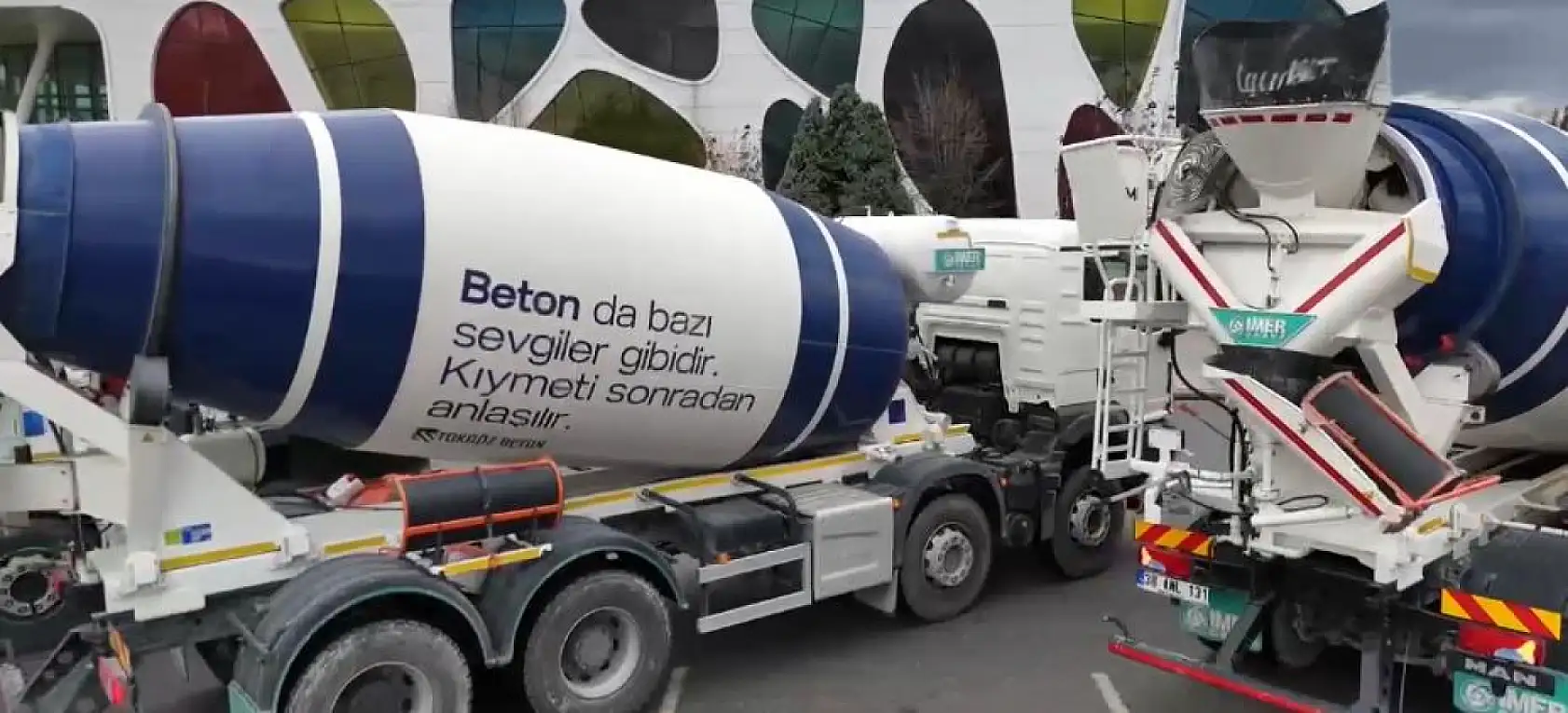 Kayseri sokaklarında gülümseten mesajlar: Mikserler konuşuyor, şehir kendini buluyor!