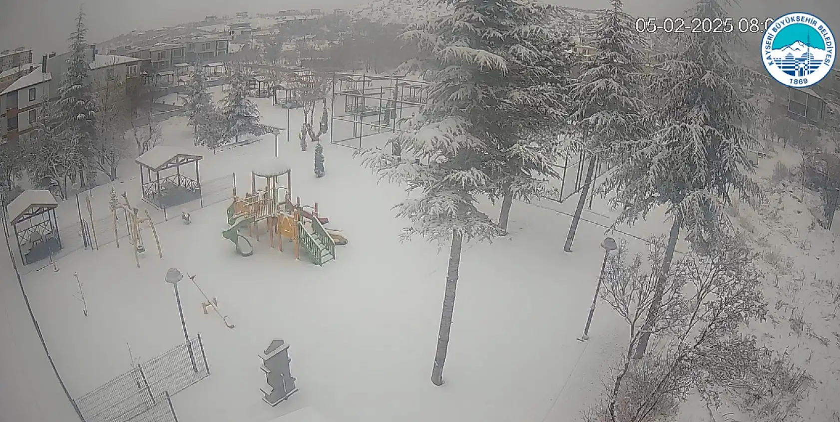 Kayseri beyaz örtüye büründü: İşte kameralara yansıyanlar…