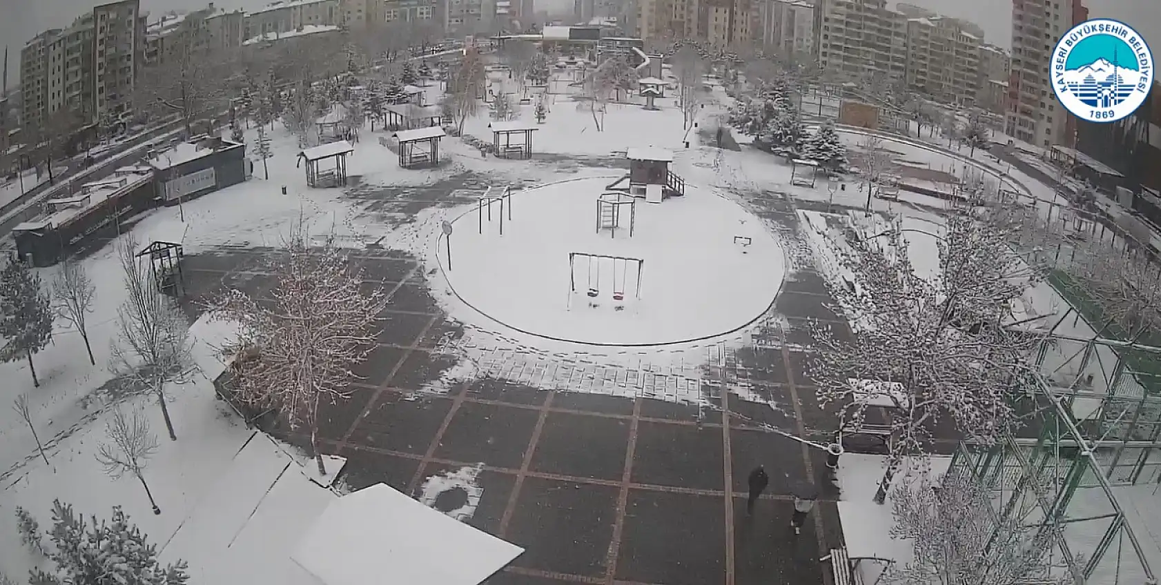 Kayseri beyaz örtüye büründü: İşte kameralara yansıyanlar…