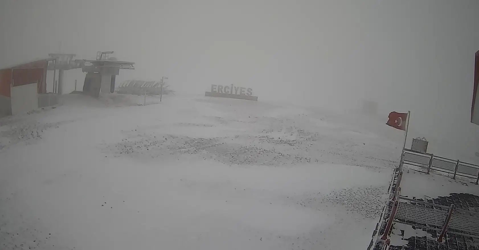 Kayseri'ye beklenen kar yağdı!