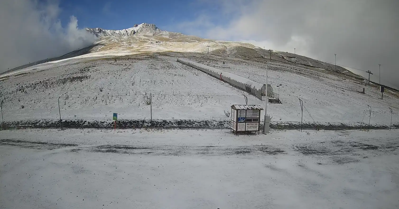 Kayseri'ye beklenen kar yağdı!