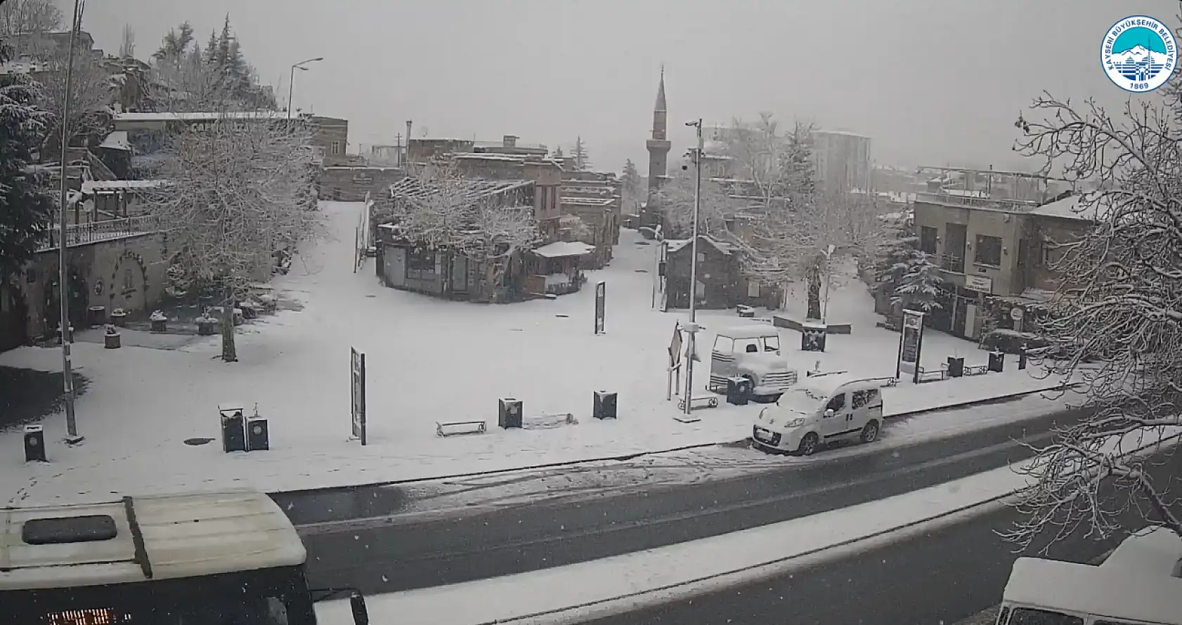 Kayseri beyaza büründü: İşte kentten yansıyan ilk manzaralar (27 Aralık 2025)