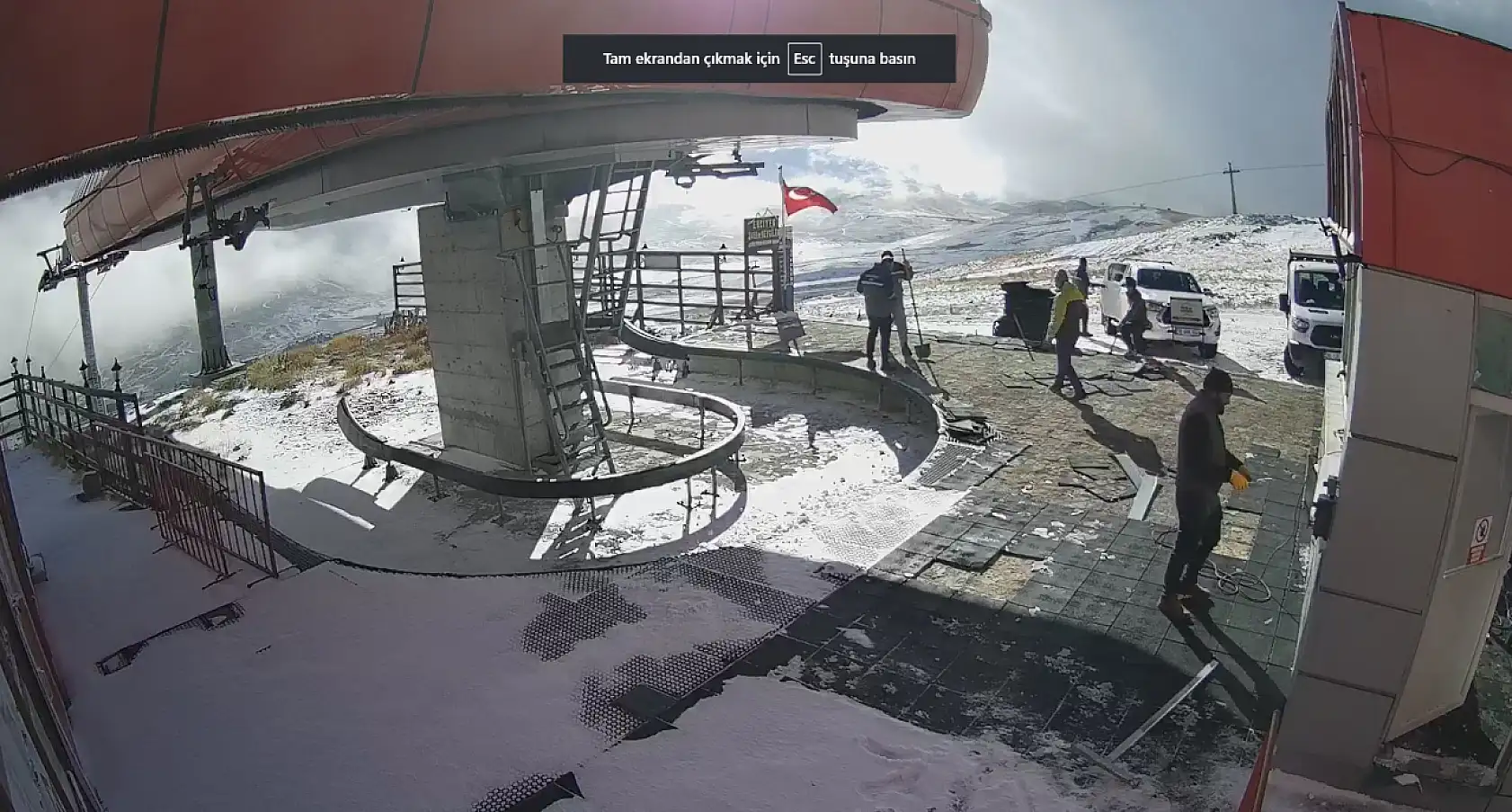 Kayseri'ye beklenen kar yağdı!