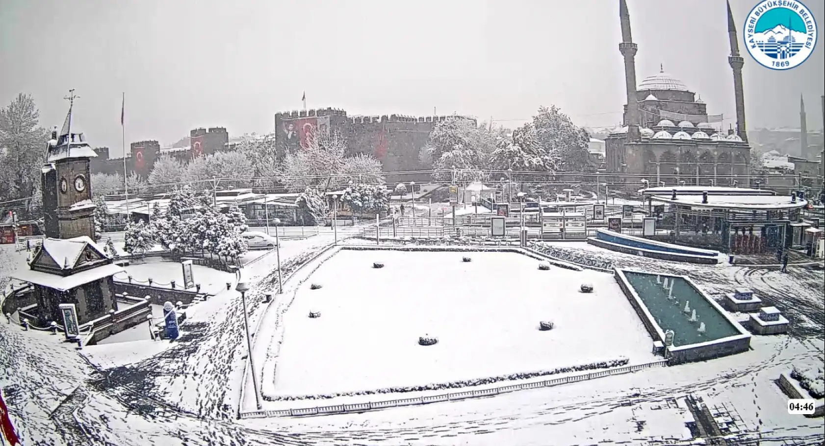 Kayseri beyaza büründü-  İşte şehirden kameralara yansıyanlar...