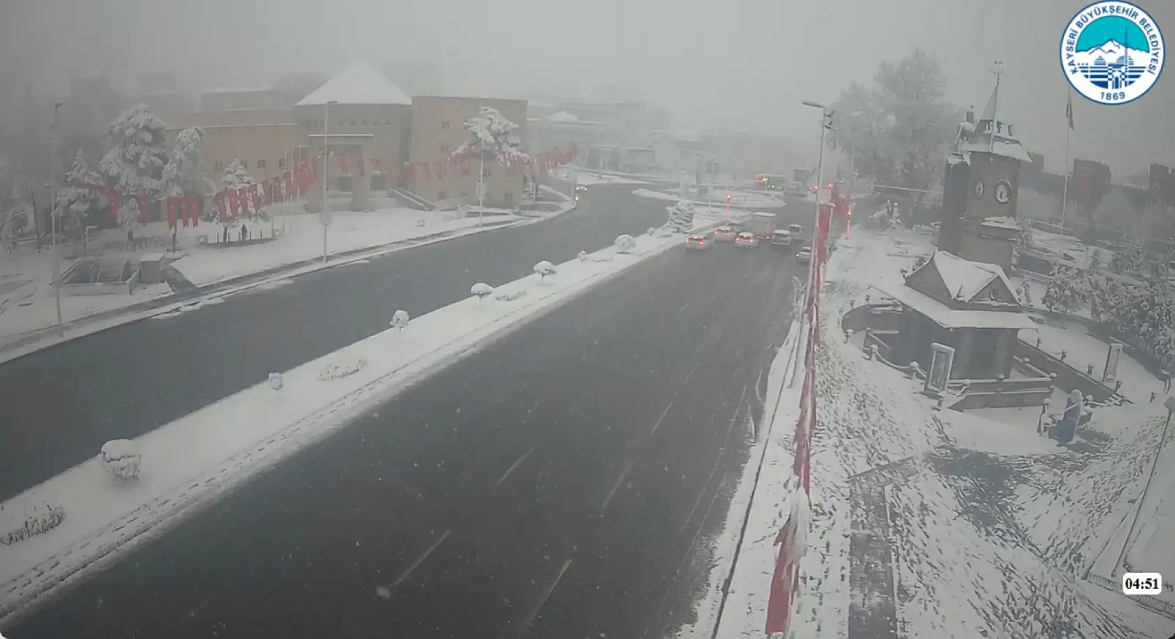 Kayseri beyaza büründü-  İşte şehirden kameralara yansıyanlar...