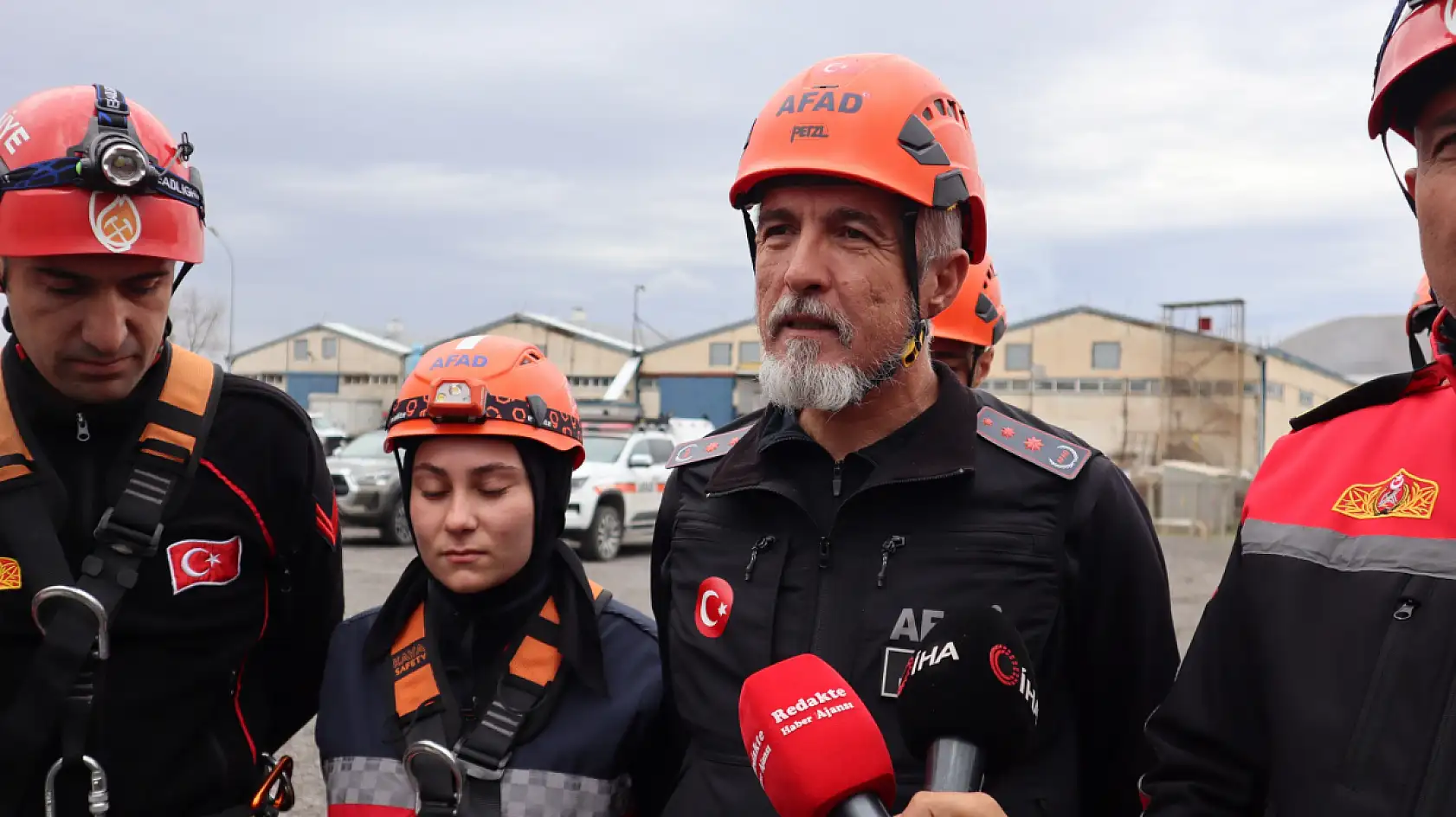 Kayseri'de gerçeğini aratmayan kurtarma eğitimi