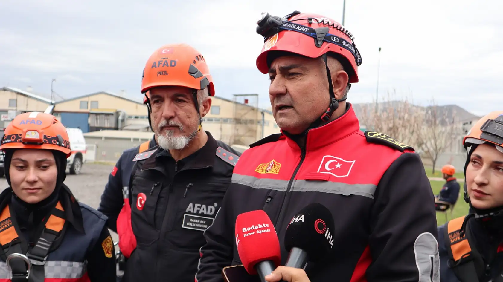 Kayseri'de gerçeğini aratmayan kurtarma eğitimi