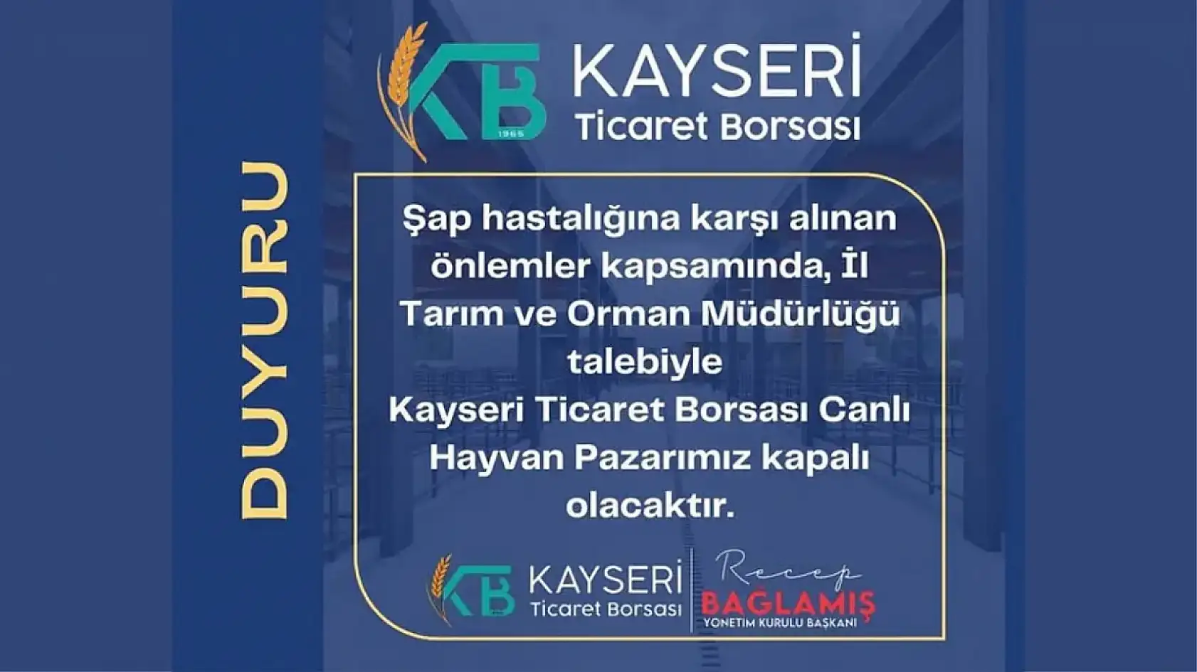 Kayseri kısa kısa: Kaza, Şap Hastalığı, Hes Kablo, Kayserispor...