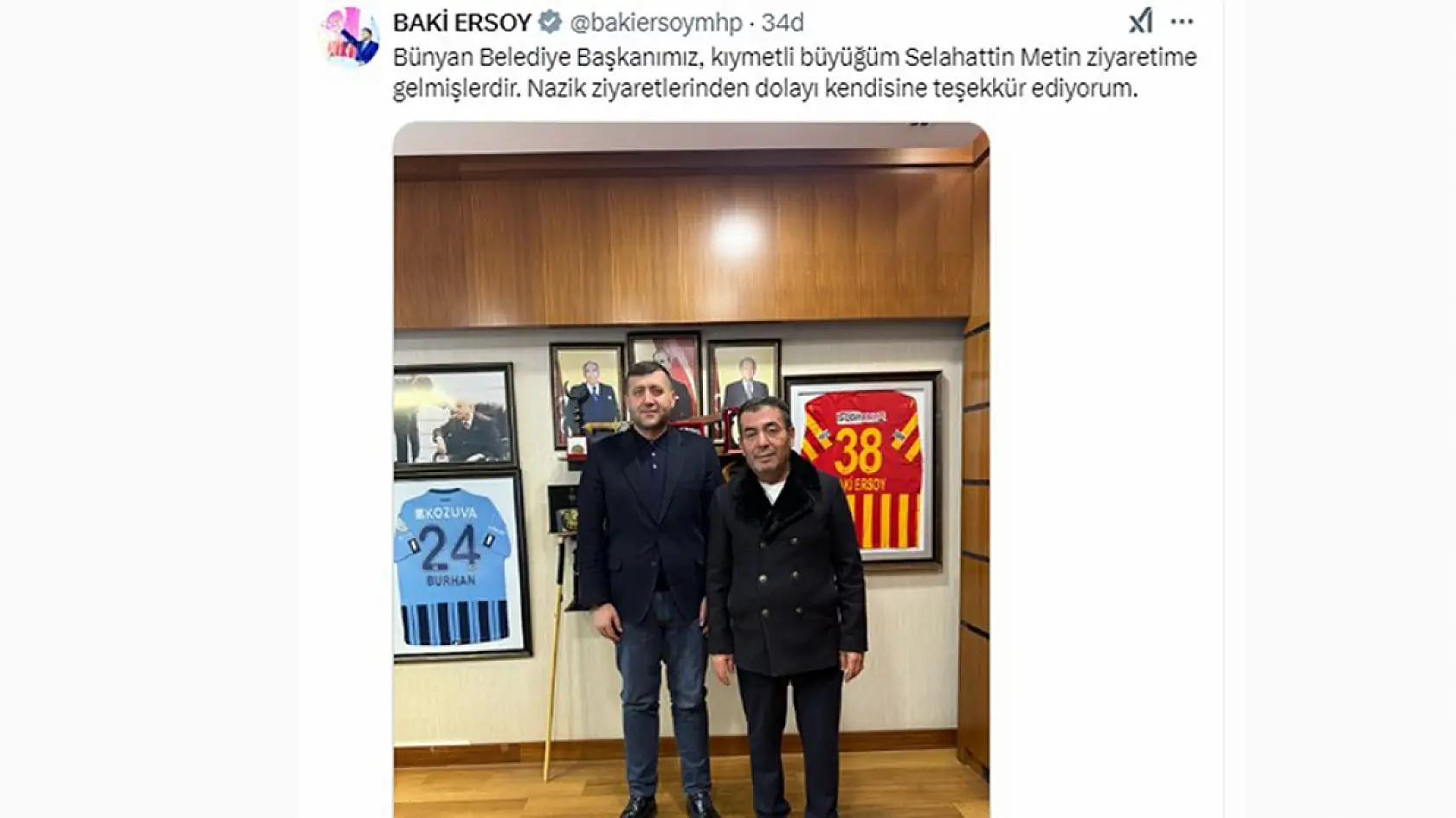 Kayseri'de 5 Şubat Çarşamba günü sosyal medyada öne çıkanlar...