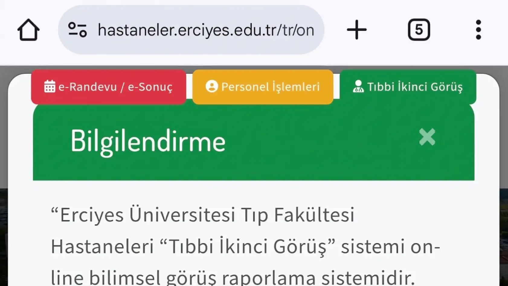 Erciyes Üniversitesi'nde tıpta devrim: Vatandaşlara, hocalardan ikinci görüş imkânı!